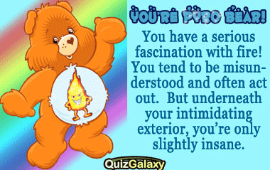 QuizGalaxy.com - Which Rejected Carebear are You?